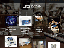 Tablet Screenshot of janicek-design.cz